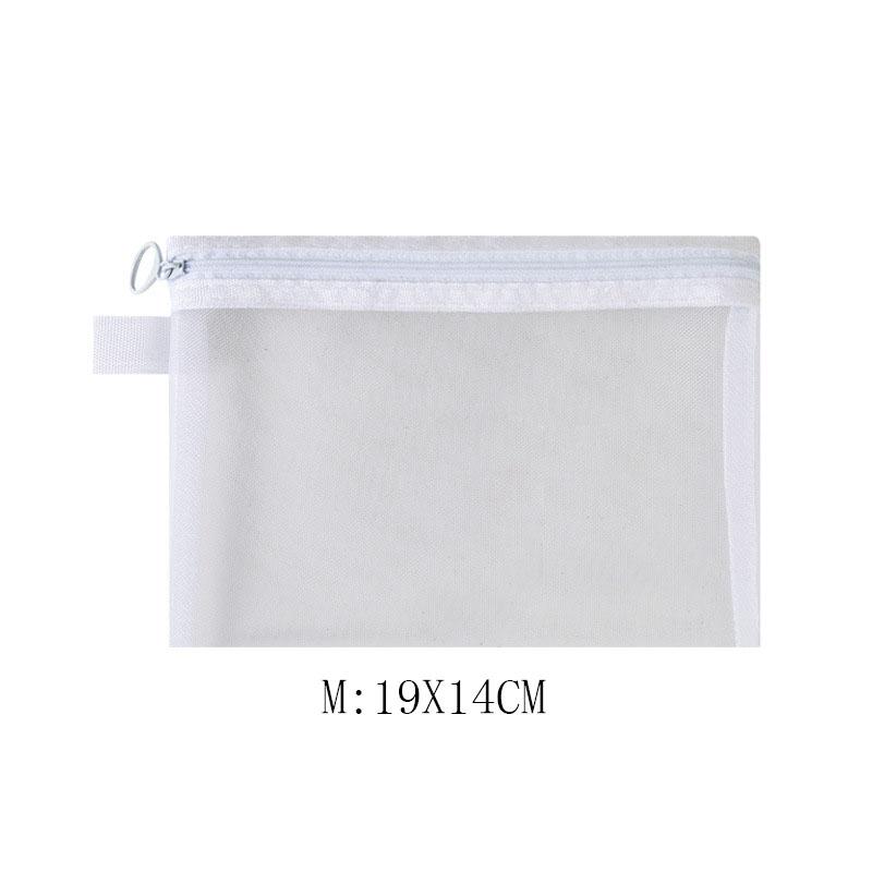 

Fashion Small Large Black Organizer Toiletry and Makeup Pouch Transparent Mesh Zipper Cosmetic Bag Women Necessary Organizer
