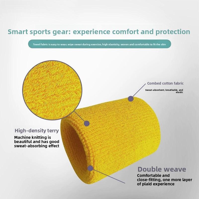 Schweißband zur Schweißvorbeugung beim Sport, Fitness Laufen, Basketball, Badminton, Handgelenkschutz beim Radfahren, Gelenkschutz-Handgelenkband
