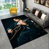 Mode Harry Styles Sänger Star Teppich für Schlafzimmer Wohnzimmer Sofa Spielzimmer Fußmatte Heimdekor, Kinderteppich rutschfest