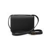 Tory Burch Eleanor Double T Gold Logo Flap Leather Crossbody Shoulder Bag Small Women Bags Black 147831-001