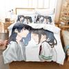 New 3D Printed Anime Suzume No Tojimari Bedding Set Single Twin Full Queen King Size Bed Set Adult Kid Bedroom Duvet Cover Sets