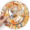 10/30/50pcs Kawaii Orange Cat Animal Stickers Cartoon Pets Ginger Cats Sticker DIY Notebook Water Bottle Phone Decoration Decals