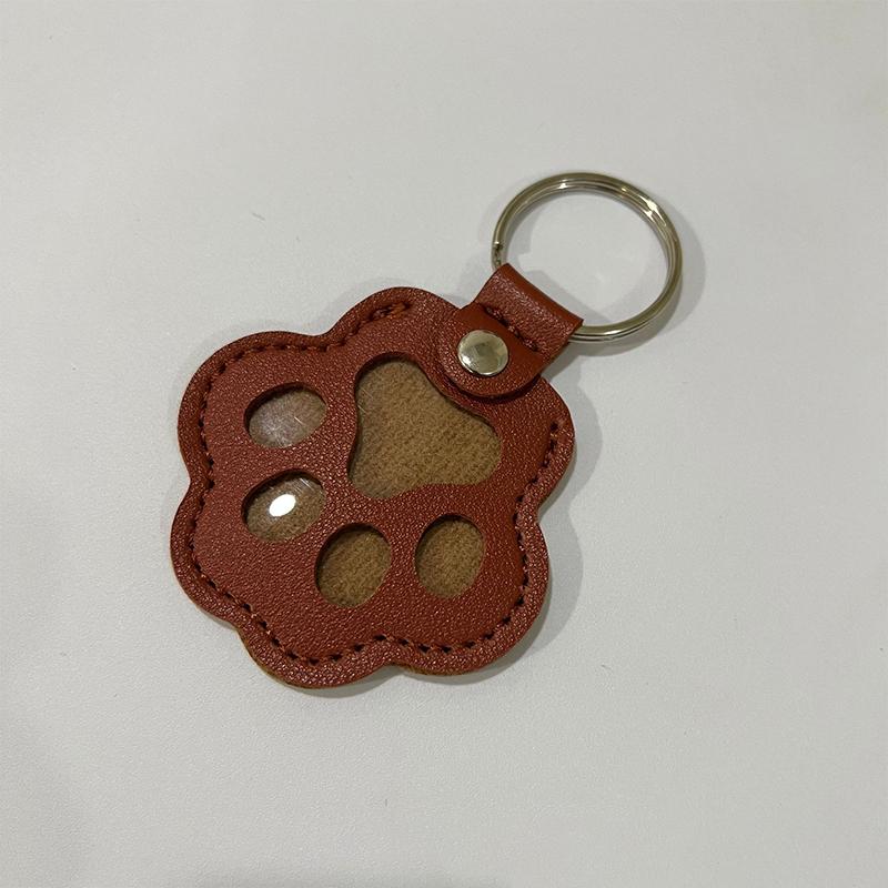3Pc Cute Cute Cat Claw Keychain Creative Puppy Pet Hair Storage Bag Keyring Kitty Dogs Paw Pendant Bag Hanging