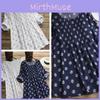 Size Women Plus Printed Dot Tshirt Dress Ladies Casual Baggy Tunic Tops Blouse