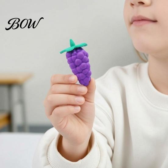 Originelle Fruchtförmige Radiergummis 3D Lebensmittel-Radiergummis, Niedliche Mini-Gemüse-Radiergummis, Realistisch für die Schule Erdbeere, Mango, Karotte, Ananas Kinder, Schreibwaren
