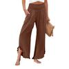 Womens Palazzo Pants Summer Casual Flowy Wide Leg Trousers Beach Travel Vacation Outfits
