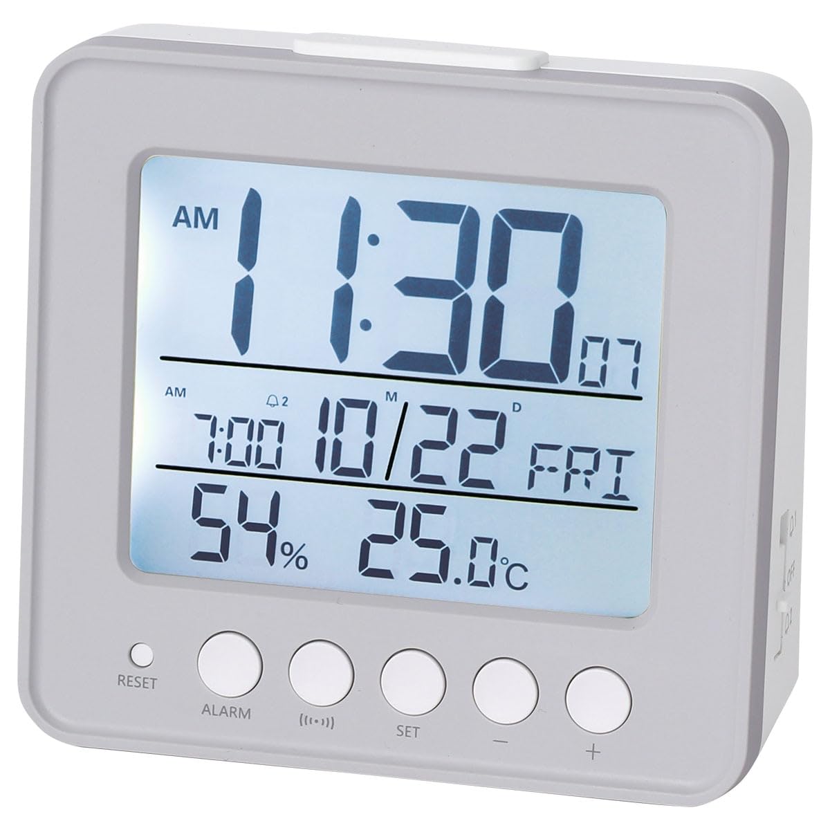 

Цифровые настольные часы NITORI 003SL Серые 8172793 Радиоуправляемые серый