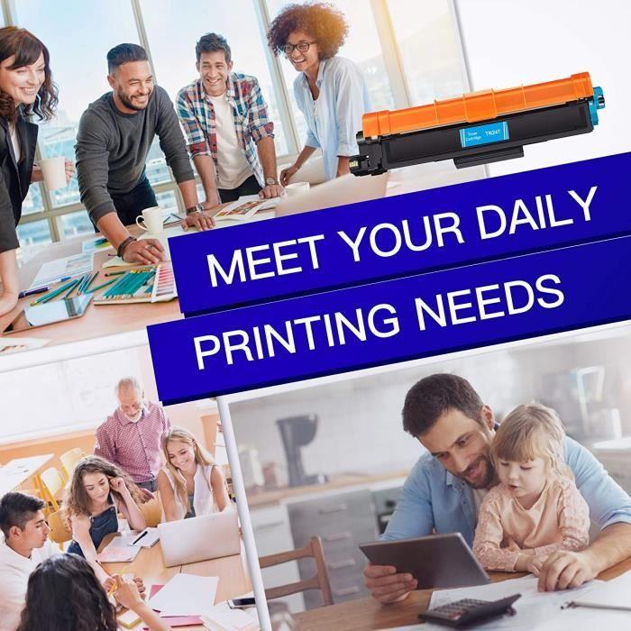 Cartouche de Toner TN247 TN243 Compatible pour Brother TN247 TN243 pour Brother MFCL3750CDW DCPL3550CDW MFCL3730CDN MFCL3710CW MFC