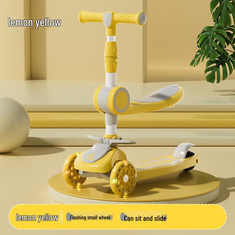 3-in-1 Children's Scooter for Ages 1-12: Safe and Fun for Boys and Girls