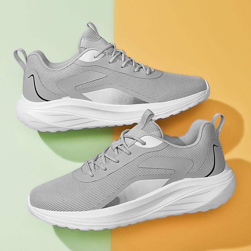 Men Running Shoes Flat EVA Lightweight Summer Gym Jogging Shoes 2025 New Mesh Lace-up Casual Sports Shoes for Man Sneakers