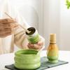 2 Pieces Matcha Bowl Tea with Whisk Holder Smooth Surface Craft Ceramic Handmade