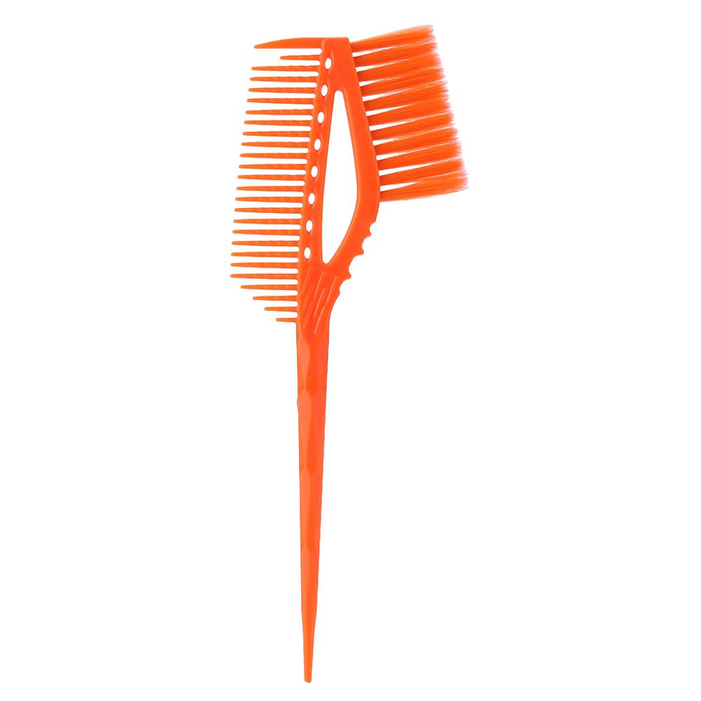

1 шт. Кисточка для окрашивания волос, пластиковая кисть-аппликатор для окрашивания волос, расческа для волос, парикмахерские инструменты, аксессуары для укладки волос в салоне, окрашивание оранжевый
