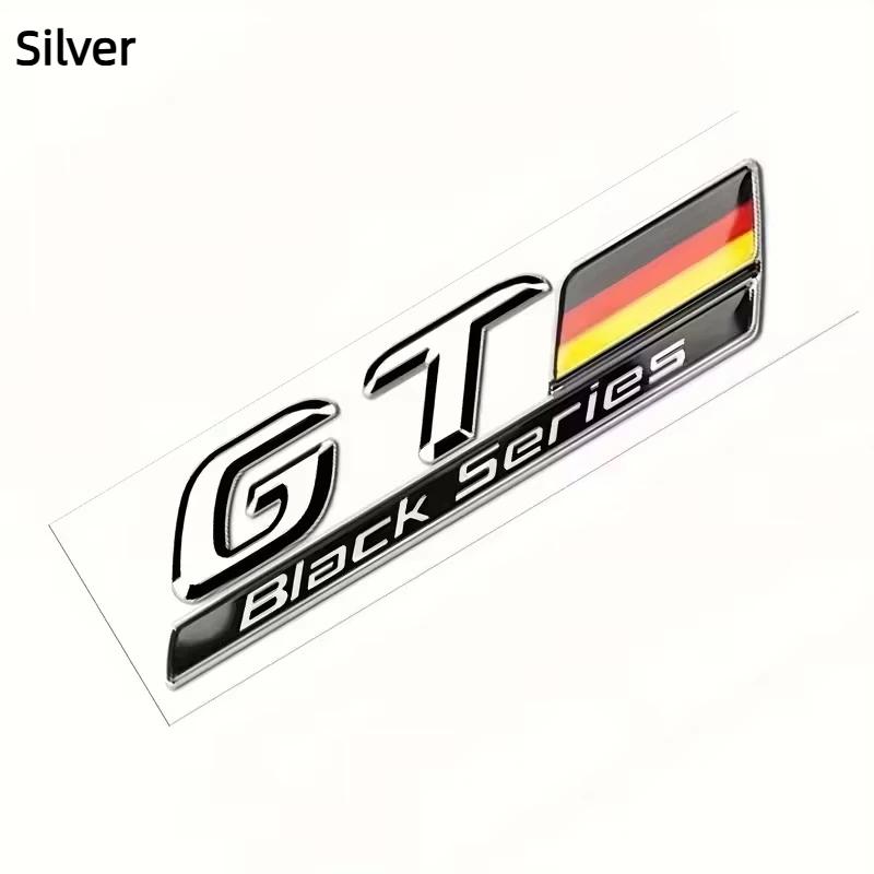 3D ABS GT Black Series Logo Car Rear Trunk Emblem Decal Side Fender Badge Sticker Auto Accessories