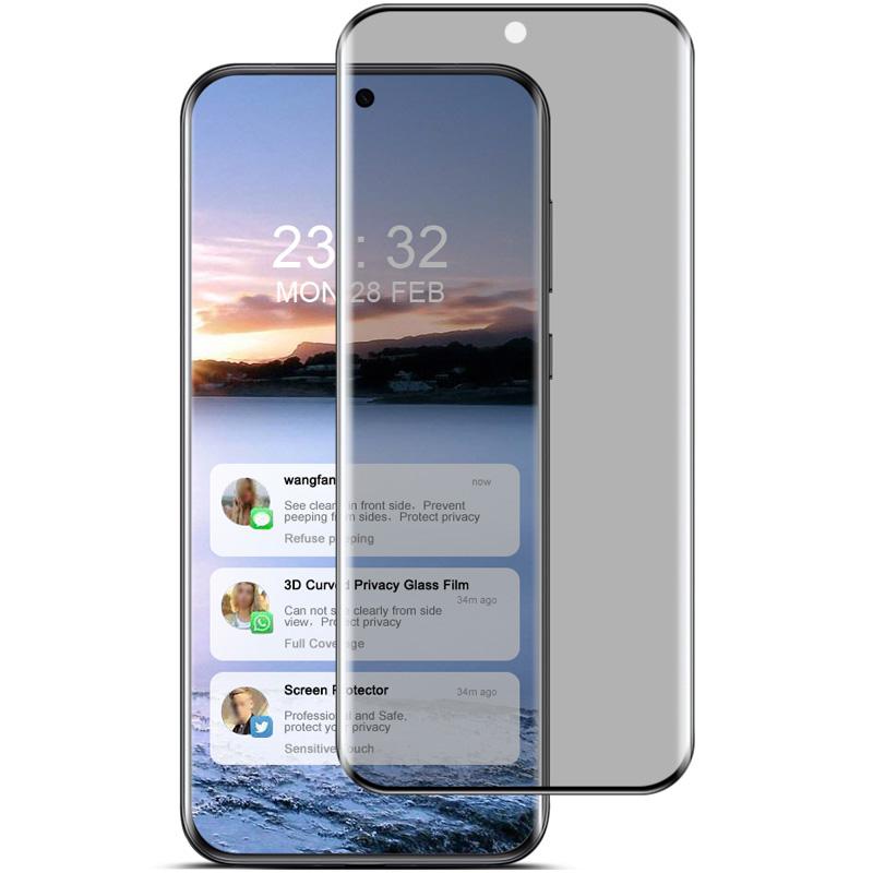 IMAK For Huawei Pura 70 Pro/Pura 70 Pro+ Privacy Screen Protector 3D Curved Shatterproof Tempered Glass Film
