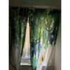 Nordic Tropical Green Plant Banana Leaf Custom Curtain Balcony Bedroom Bay Window Living Room Decor Grommet Top Rod Pocket Hook