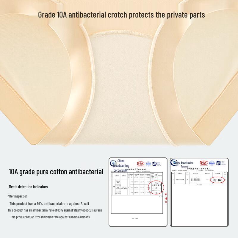 Ordifen Women's Cotton Lace Briefs 3-Pack