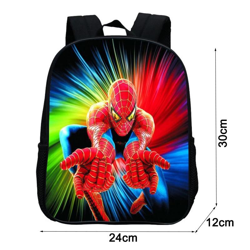 Spidermanfar From Home Kid Boys School Book Bag Backpack Shoulder Bags Rucksack