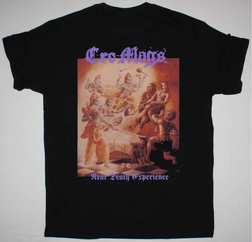 Музыкальная футболка Cro-Mags For Lovers Черная Хлопковая Унисекс Футболка Полный Размер M