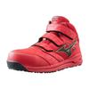 Work Safety Almighty Red X 3E [Mizuno] Shoes, Shoes, LS21M, Black, 27.0 Cm,