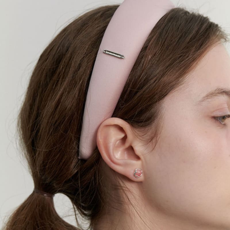 LOVE ME MONSTER Essential Satin Padding Headband L (L241MHA030)