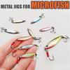 Momeală Metalică Micro Dimensiune 1.5/3/5g Mini VIB 3D Metal Jig Spoon Pesca Fish Micro Paiete Momeală Artificială