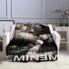 Eminem Hip-hop Singer Printing Blankets Warm Blanket Flannel Blanket Picnic Blanket Blankets for Beds Birthday Gift