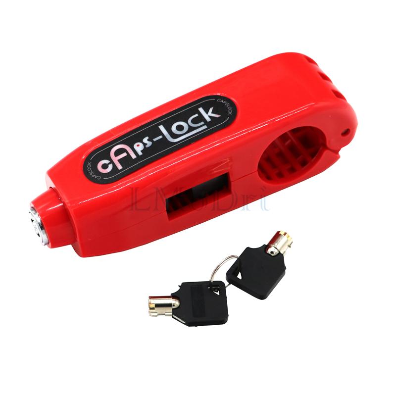 LMoDri Universal Motorcycle Lock Scooter Handlebar Safety Lock Brake Throttle Grip Anti Theft Protection Security