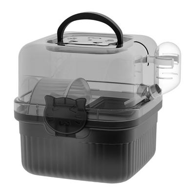 Breathable Pet Carrying Box 2 Layer Hamster Habitat New Hamster Travel Cage  for Small Animal