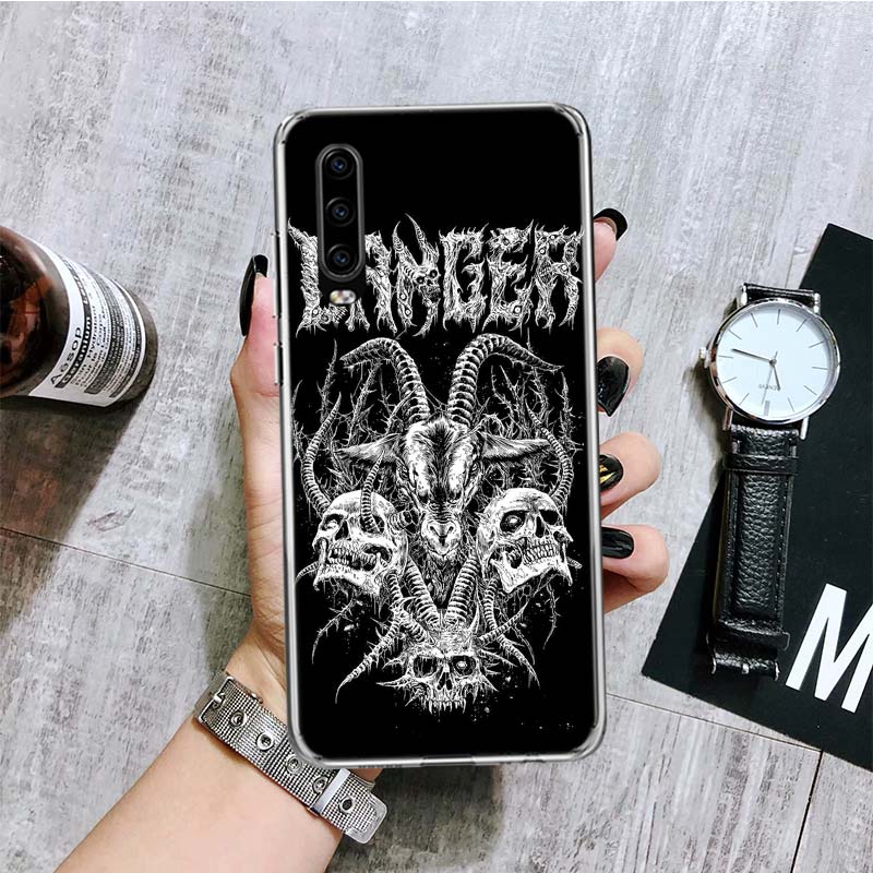 Satanistická koza Satan Ďábel Obal na telefon Pro Huawei P30 P40 P20 P10 P50 Mate 20 10 30 40 Lite Pro Plus Tiskový kryt Coque Shell
