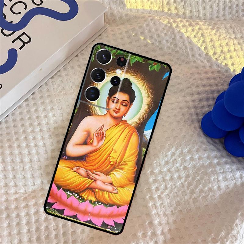 Buddha Phone Case For Samsung Galaxy S25 Ultra S9 S10 S20 S22 S21 FE S23 S24 Plus Portector Cover