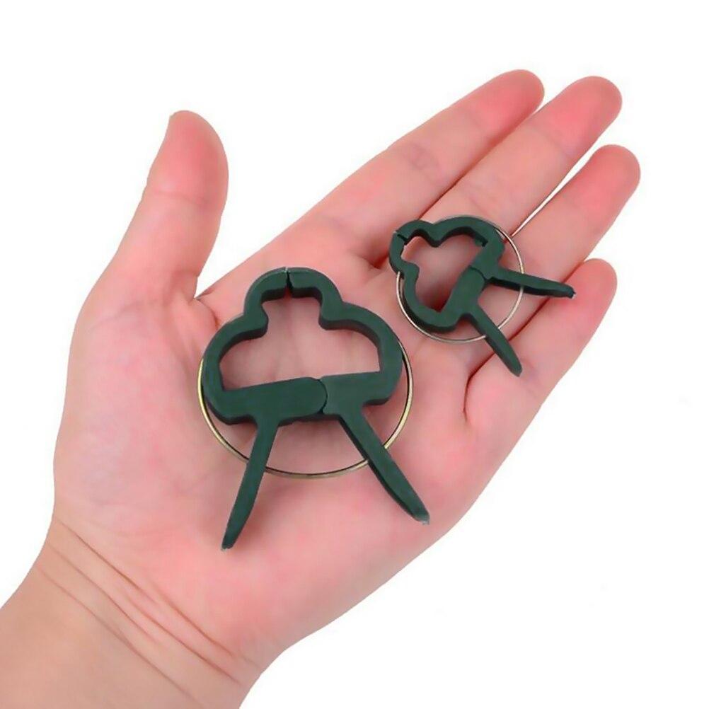 20pcs Reusable Plastic Plant Support Clips Clamps for Plants Hanging Vine Garden Greenhouse Vegetables Tomatoes Clips