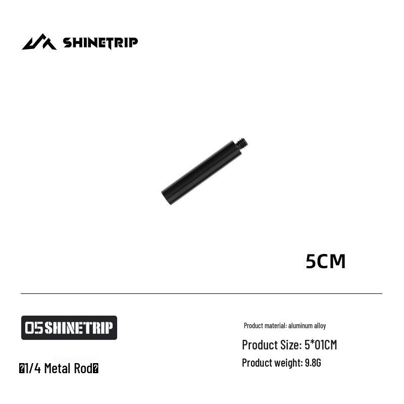 ShineTrip Mountain Fun 05 Series Aluminum Alloy Bracket 1/4  Screw Rod for Multi-Model Camping.