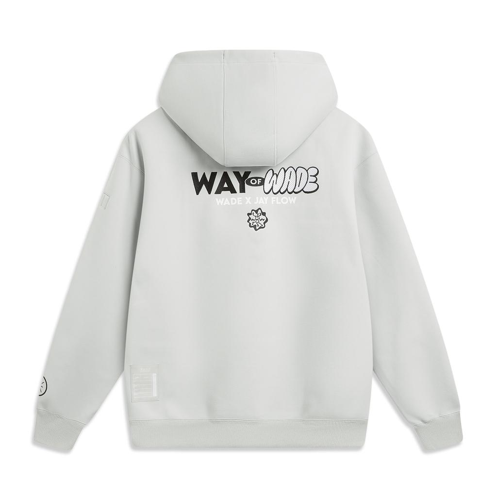 Li-Ning Wade Series Letter Print Soft Breathable Versatile Loose Hoodie Men hoodies AWDVF47-2