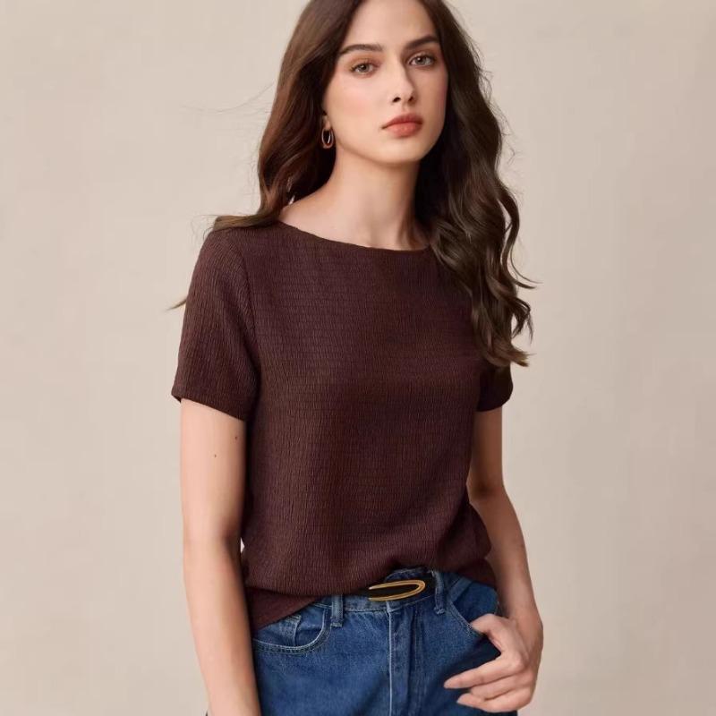 Summer women's pullover short-sleeve t-shirt tops