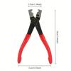 45pcs Stainless Steel Ear Stepless Clamp Worm Drive Fuel Water Hose Pipe Clamps Clips and 1PC Hose Clip Clamp Pliers.