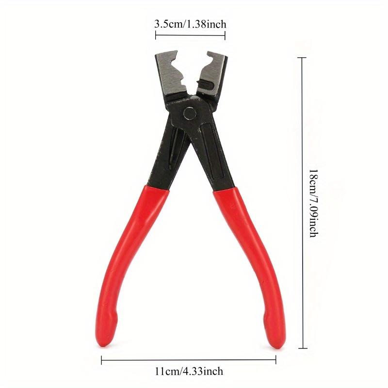 45pcs Stainless Steel Ear Stepless Clamp Worm Drive Fuel Water Hose Pipe Clamps Clips and 1PC Hose Clip Clamp Pliers.