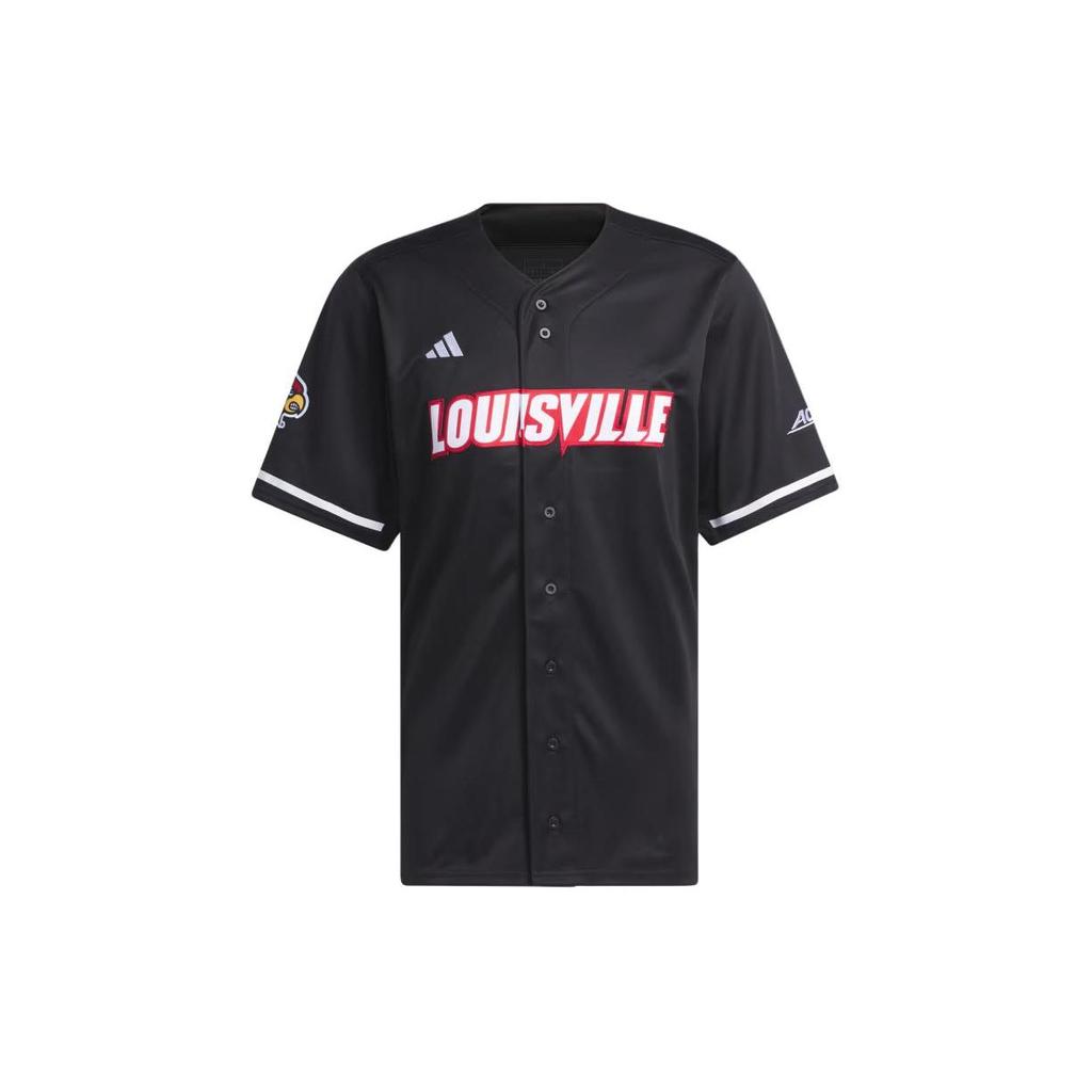 adidas Louisville Baseball Jersey Black Men Streetwear IN2006