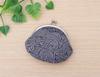 Made in Clasp Purse Coin Arabesque Jomon Gray Kyosuke, Japan, Case, Palm-Sized, Cotton, 2.6 inches, Pattern,
