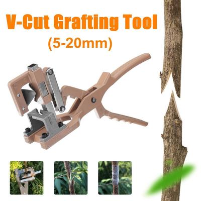 V-Cut Grafting Shears Tree Pruning Shears Garden Tools Grafting Pruner Chopper Fruit Tree Plant Branch Cutter Scissor Graft Tool