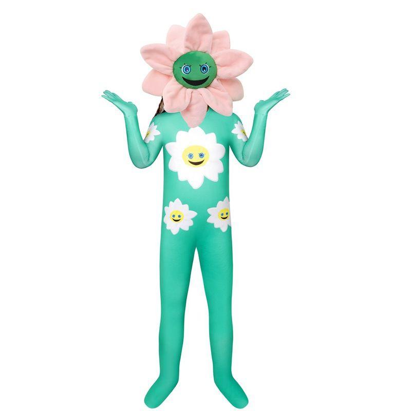 

Костюм для косплея Poppy Playtime Huggy Wuggy Детский комбинезон Хэллоуинский наряд Рождество 160cm зелёный