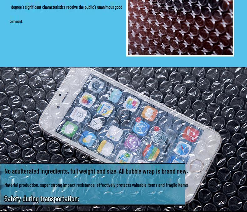Protective 30cm Bubble Wrap - Shockproof Cushioning Foam Packaging Film