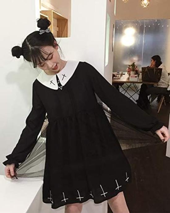 Gothic Lolita Dress Cosplay Lolita Dress Lolita Cute Thick Devil Cosplay Anime Gothic Lolita Cross Clothes cosplay lolita Large Size Maid Lolita