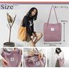 Angel Moon Women's A4 Size Corduroy Tote Bag, Simple and Large, Perfect for College Students, Commuters, Sports, and Lunchboxes. Stylish and Stylish