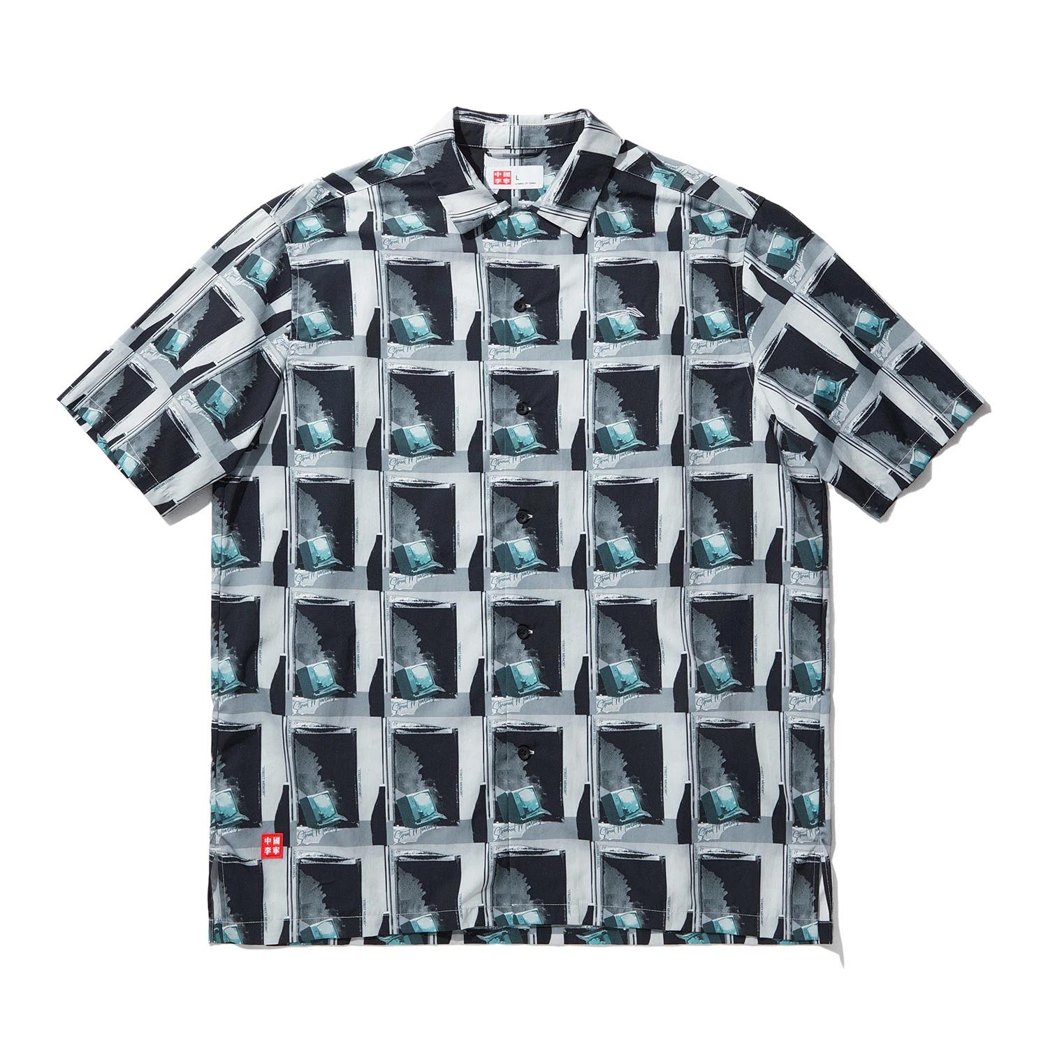 

Li Ning Футболка с принтом по всей поверхности, мягкая, удобная, дышащая, универсальная, свободного кроя, с коротким рукавом, унисекс ASHU515-5 S