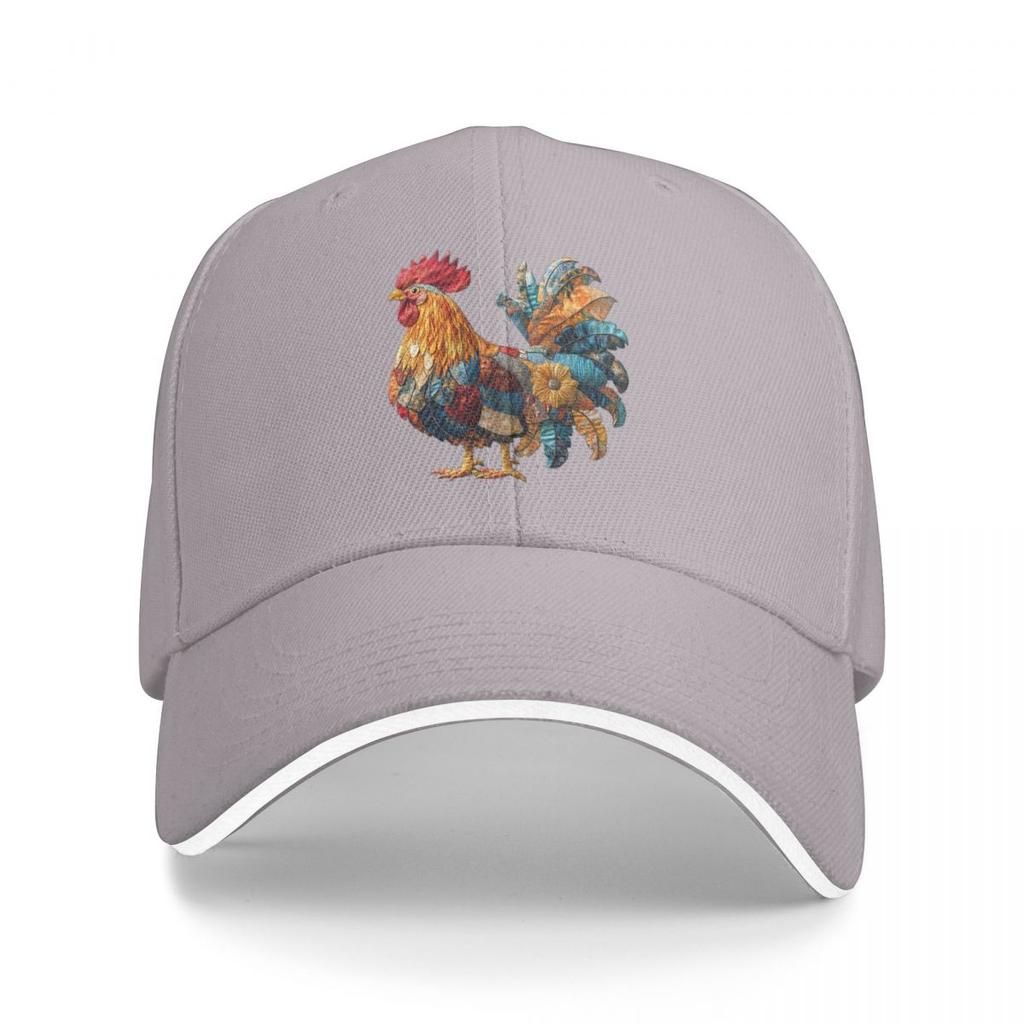 Unisex Baseball Hats Lifelike Rooster Denim Chicken Outdoor Streetwear Summer Sports Baseball Caps Hip Hop Cap Casquette Hats