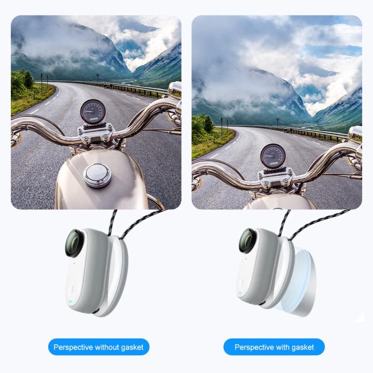 For Insta360 GO 3 / GO 3S PULUZ Magnetic Pendant Holder Quick Release Neck Strap (White)