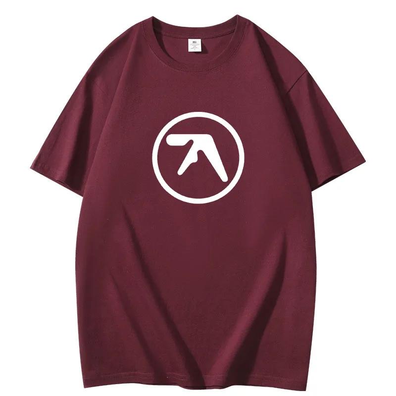 

2024 Male Funny Present Fashion Aphex Twin Short Sleeves Men s Black T-Shirt Men T Shirt Print Cotton Short Sleeve T-shirt 4XL