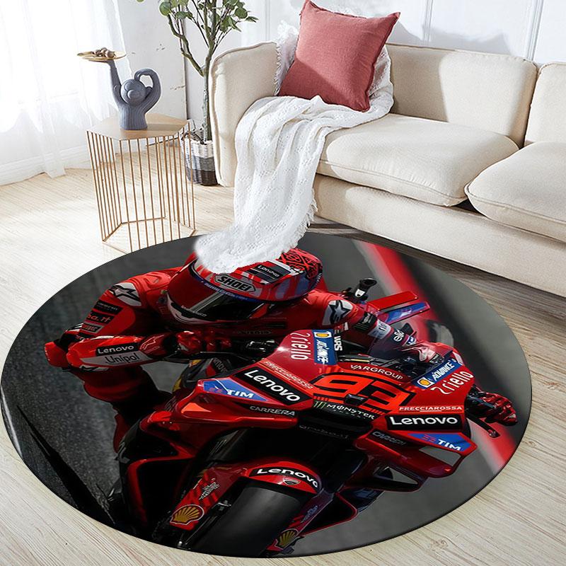 MAR pattern round rug,Carpet Rug for Living Room Bedroom Playroom ,Non-slip Floor Mat,Holiday Gifts and Birthday Gifts.