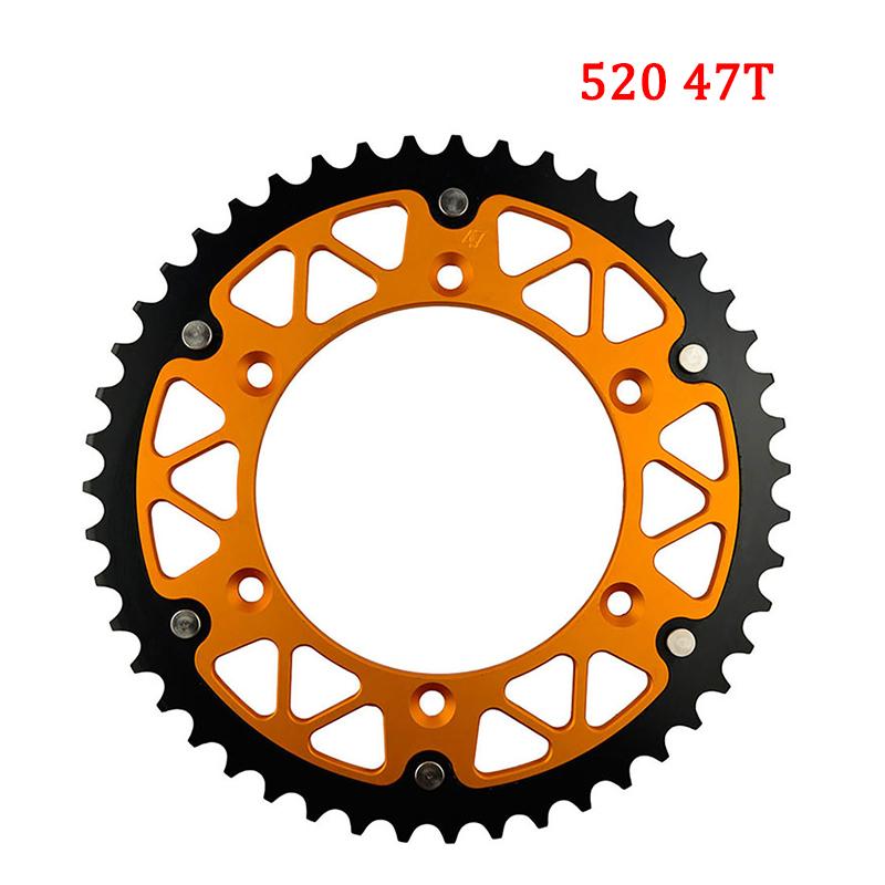 AHL Motorcycle 45T 46T 47T 48T 49T 51T 52T Rear Sprocket For SUZUKI RM125 RM250 DR250 DRZ250 DR-Z250 DR350 RMZ250 RM-Z250 RMX250