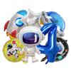 7 Pcs Rocket Astronaut Foil Balloon Universe Outer Space Theme 0-9 Years Old Children Boys Birthday Party Decoration Baby Shower